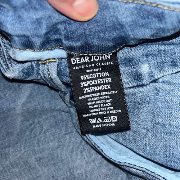 Dear John Blue Skinny Jeans Havana Style Size 14 - Picture 5 of 9